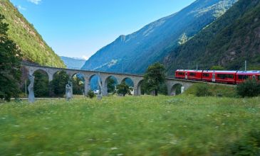 Bernina Express ile Heidi'nin Köyleri Turu - 7 Gece 2027 Yaz (NCE-STR)